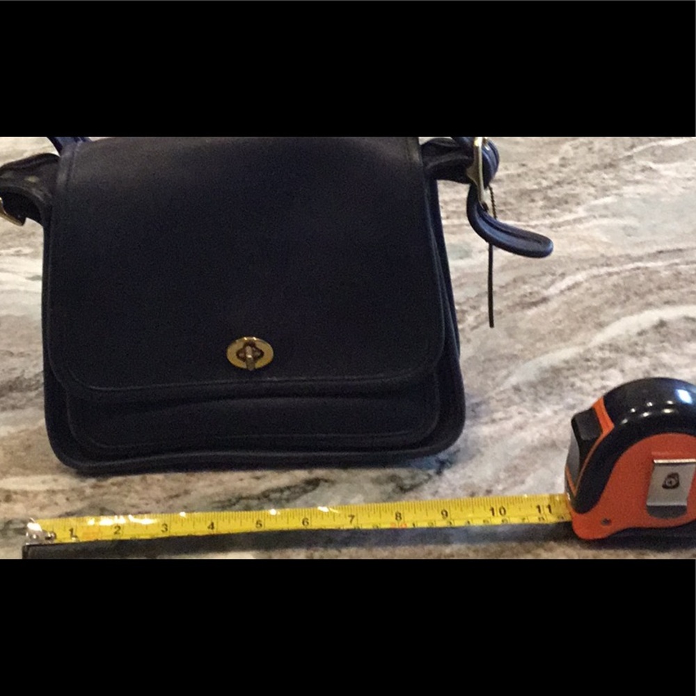 Coach vintage rambler bag in navy